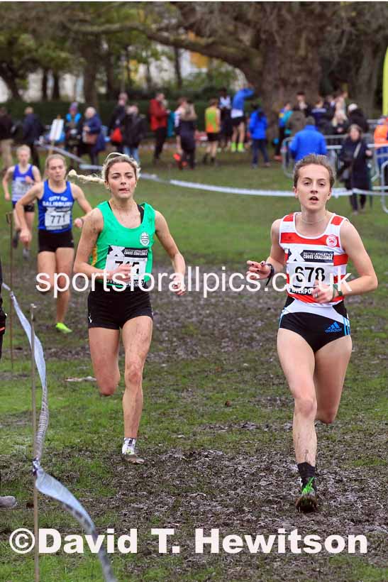 Women Under-17s and Junior Women, 2022 British Athletics Cross Challenge, Sefton Park, Liverpool.  Photo: David T. Hewitson/Sports for All Pics